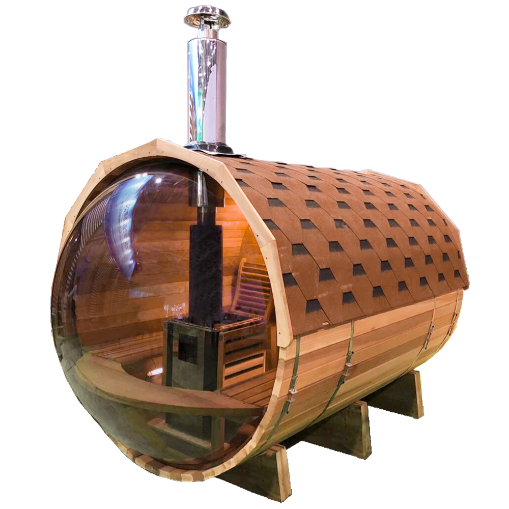 Peaks Wood Barrel Sauna