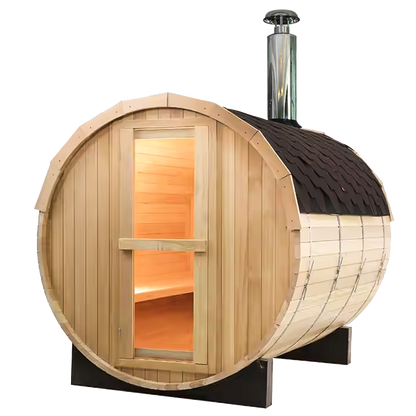 Peaks Wood Barrel Sauna