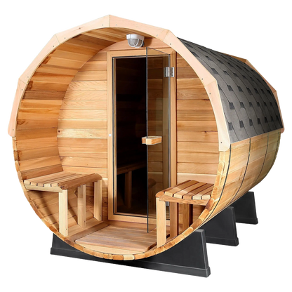 Sebago Wood Barrel Sauna (Electric)