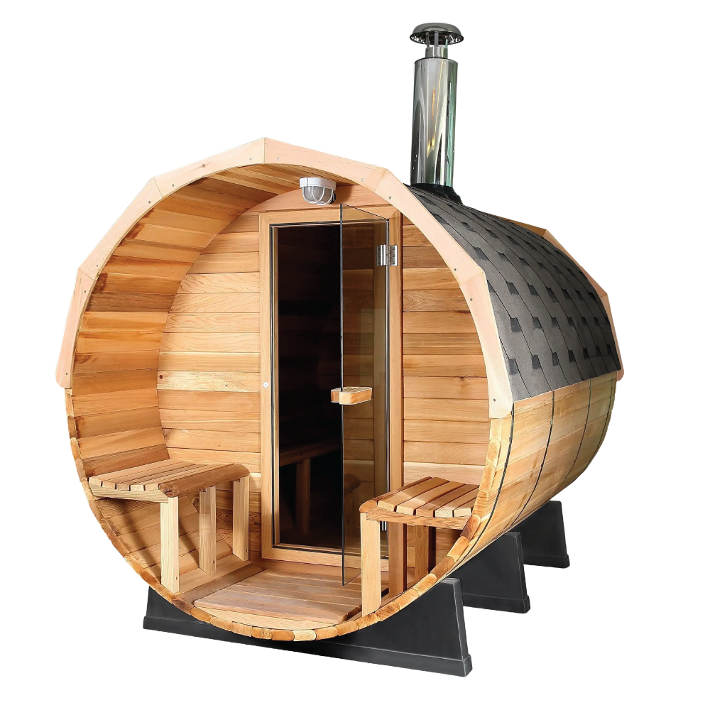 Peaks Wood Barrel Sauna