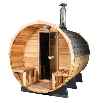 Peaks Wood Barrel Sauna