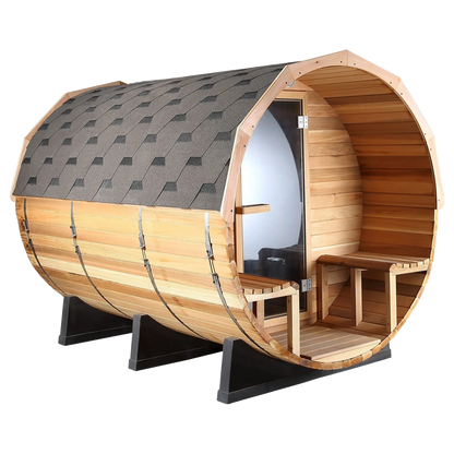 Sebago Wood Barrel Sauna (Electric)