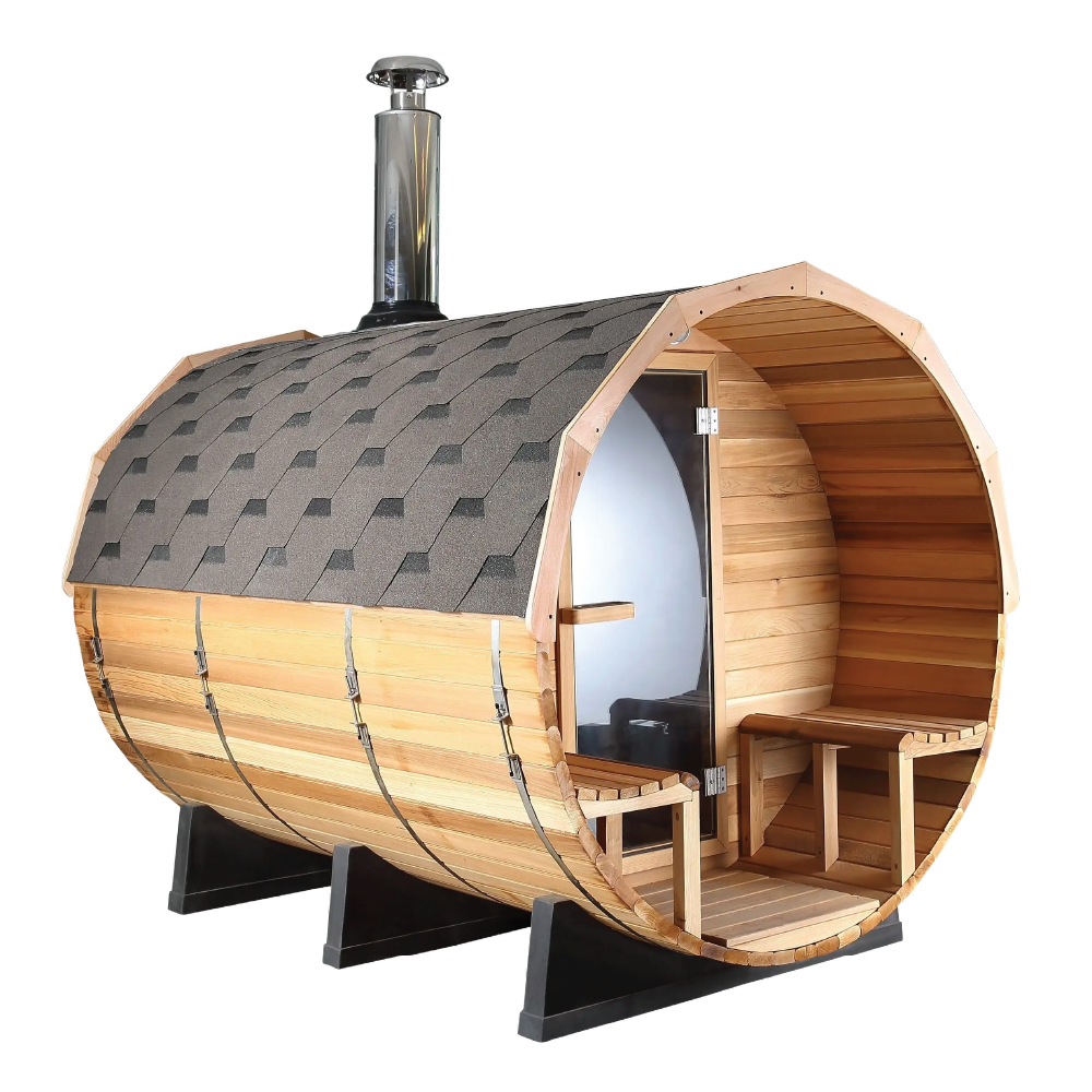 Peaks Wood Barrel Sauna